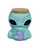 Ceramic Alien Stash Jar