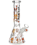 Pulsar 10" Cute Doggies Glass Beaker Bong