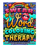 Swear Word Colouring Therapy Colouring Book