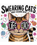 Swearing Cats Adult Colouring Book