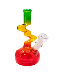 8" Rasta Zong Glass Bong