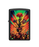 Abstract Zombie Tree Zippo Lighter