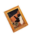 Classy Smoking Cat Magnet