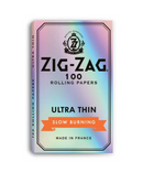 Zig Zag Silver Slow Burning Ultra Thin Single Wide Papers