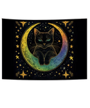 Cat & Moon Tapestry