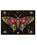 Colourful Moth Tapestry