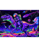 Astronaut Riding Dinosaur Tapestry