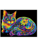 Colourful Cat Tapestry
