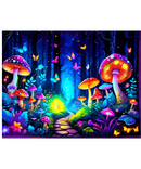 Mushroom Forest Tapestry