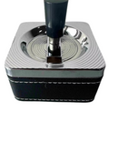 Square Leather Spin Top Ashtray