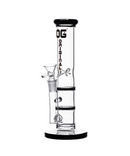 OG Original 9" Double Honeycomb Perc Straight Tube Bong
