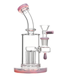 7" Bent Neck Tree Perc Glass Bong