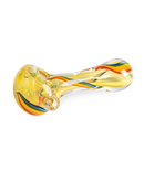 Red Eye Glass 3.75" Pandora Rainbow Hand Pipe