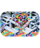 Pulsar Medium Cubic Reality Metal Rolling Tray