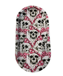 Pink Skull Mini Metal Rolling Tray