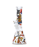 Castle Glassworks 10" 5mm Thick Tattoo Glass Beaker Bong