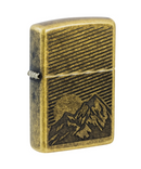 Majestic Mountain Landscape Zippo Lighter