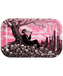 Pulsar Sakura Skulled Medium Metal Rolling Tray