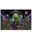 Smoking Alien Tapestry