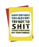 Happy Birthday You Old Fart Greeting Card