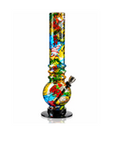10" Patterned Acrylic Bong