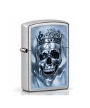 Metallic Skull Zippo Lighter