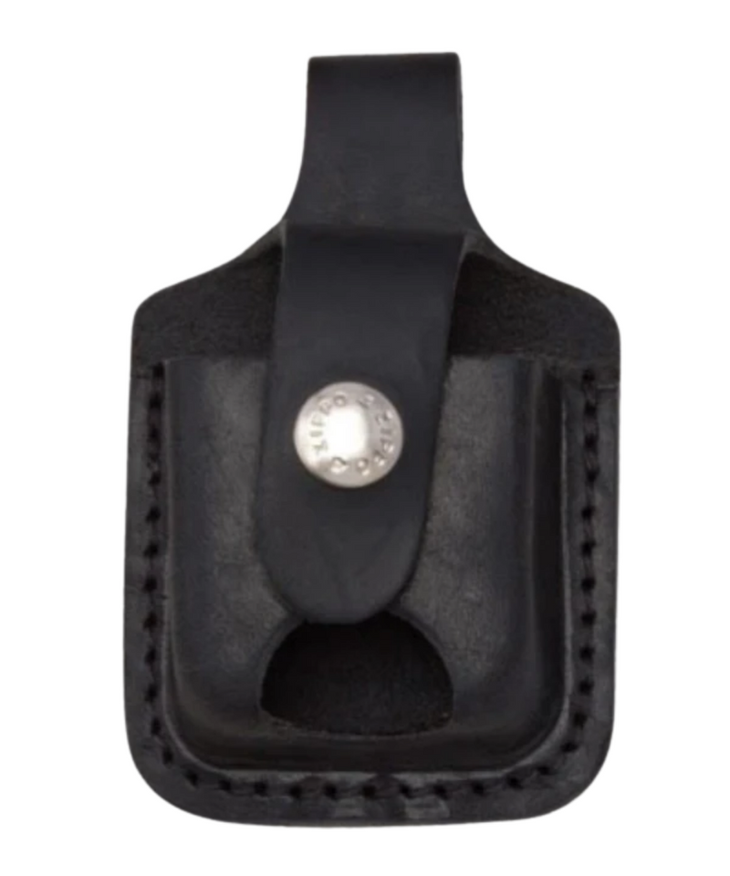 Zippo Lighter Leather Pouch With Thumb Notch