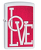 Zippo Love Matte Lighter
