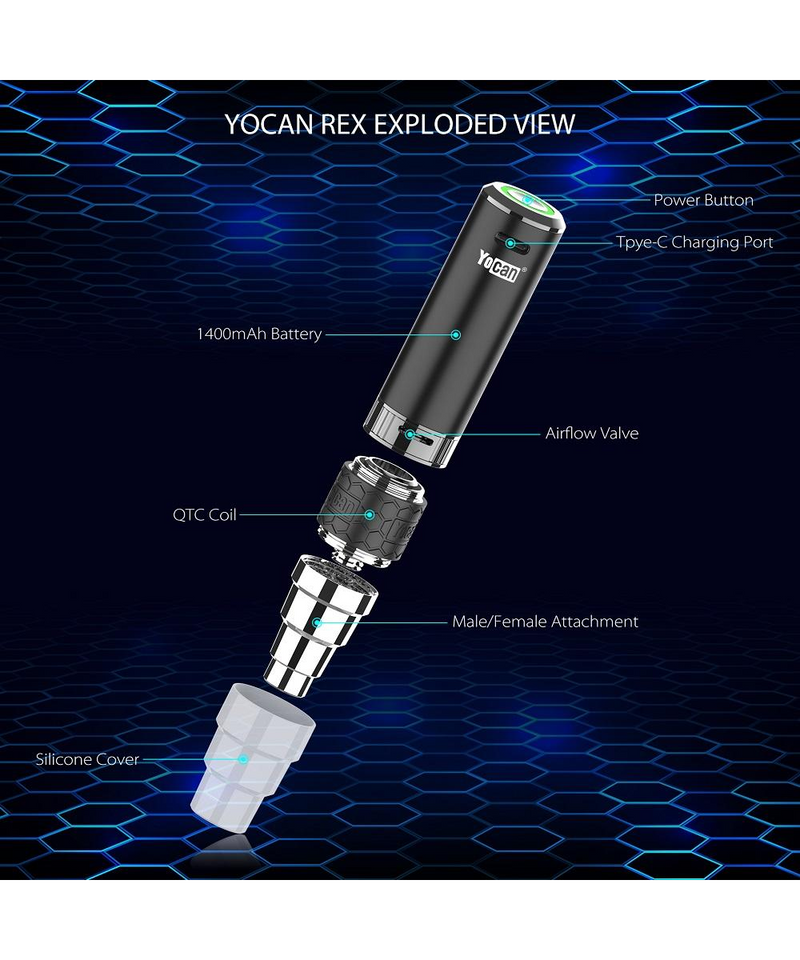 Yocan Rex Portable E-Nail Kit | Gord's Smoke Shop