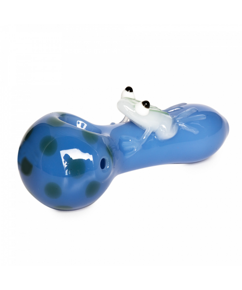 Red Eye Glass 4" Frogger Hand Pipe | Gord's Smoke Shop