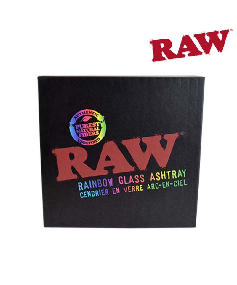 Raw Rainbow Glass Ashtray | Gord's Smoke Shop