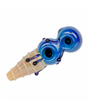 Red Eye Glass Two Scoop Glass Pipe | Gord's Smoke Shop