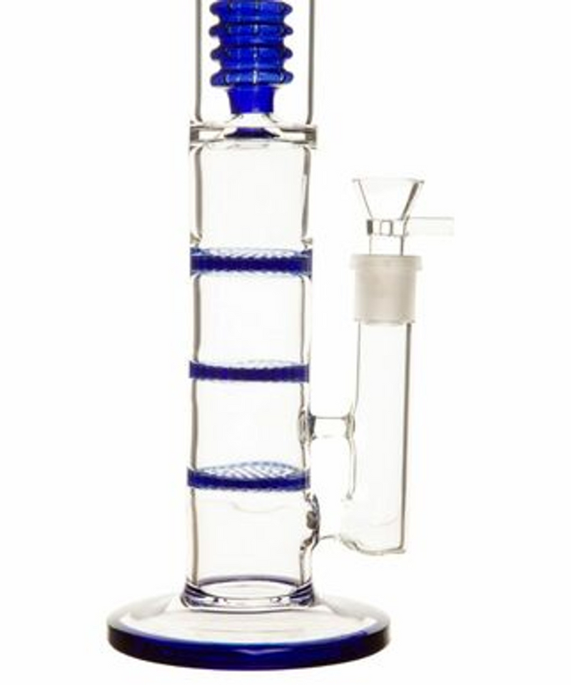 18" Quad Perc Glass Bong | Gord's Smoke Shop