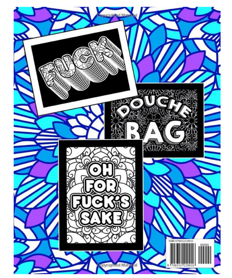 Shove It Up Your Fucking Ass Adult Colouring Book | Gord's Smoke Shop