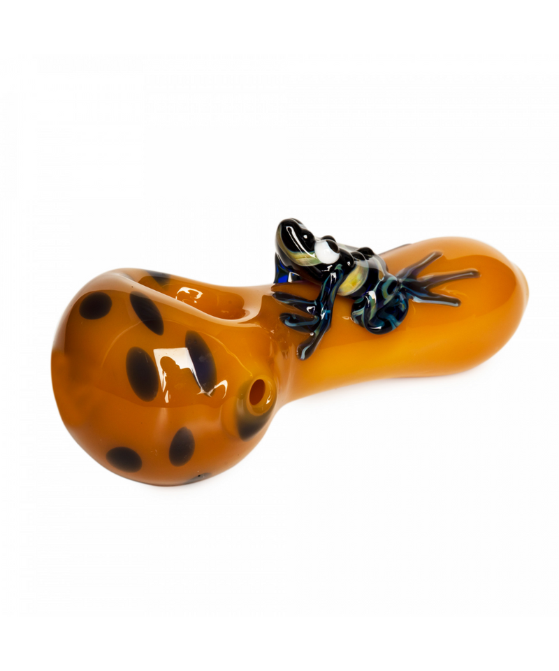 Red Eye Glass 4" Frogger Hand Pipe | Gord's Smoke Shop