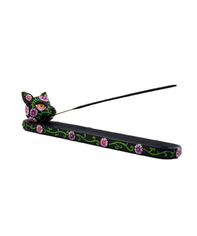 Day Of The Dead Cat Incense Burner | Gord's Smoke Shop