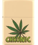 Zippo Chronic White Matte Lighter