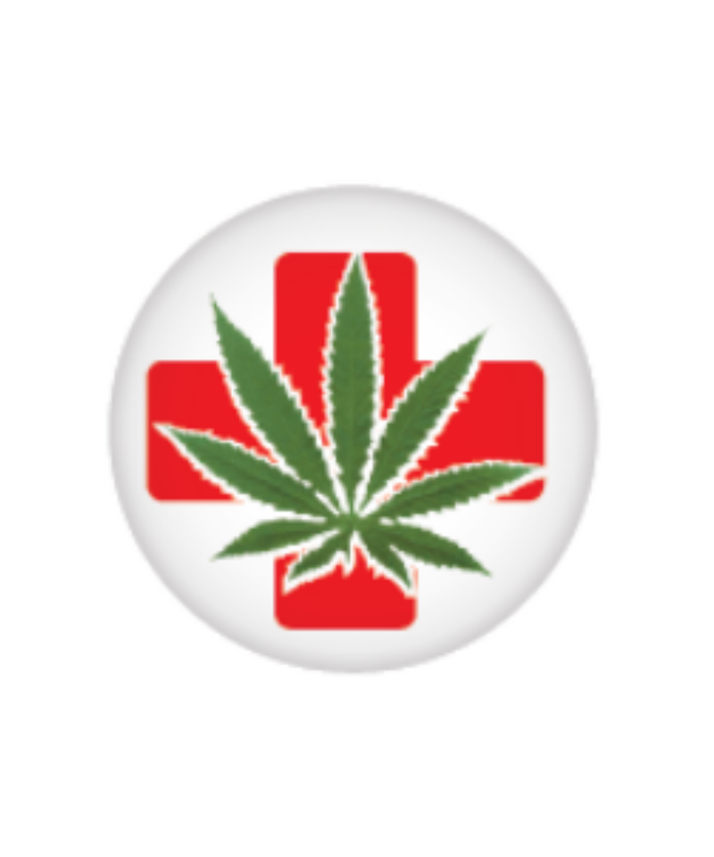 Medical Marijuana Leaf Magnet