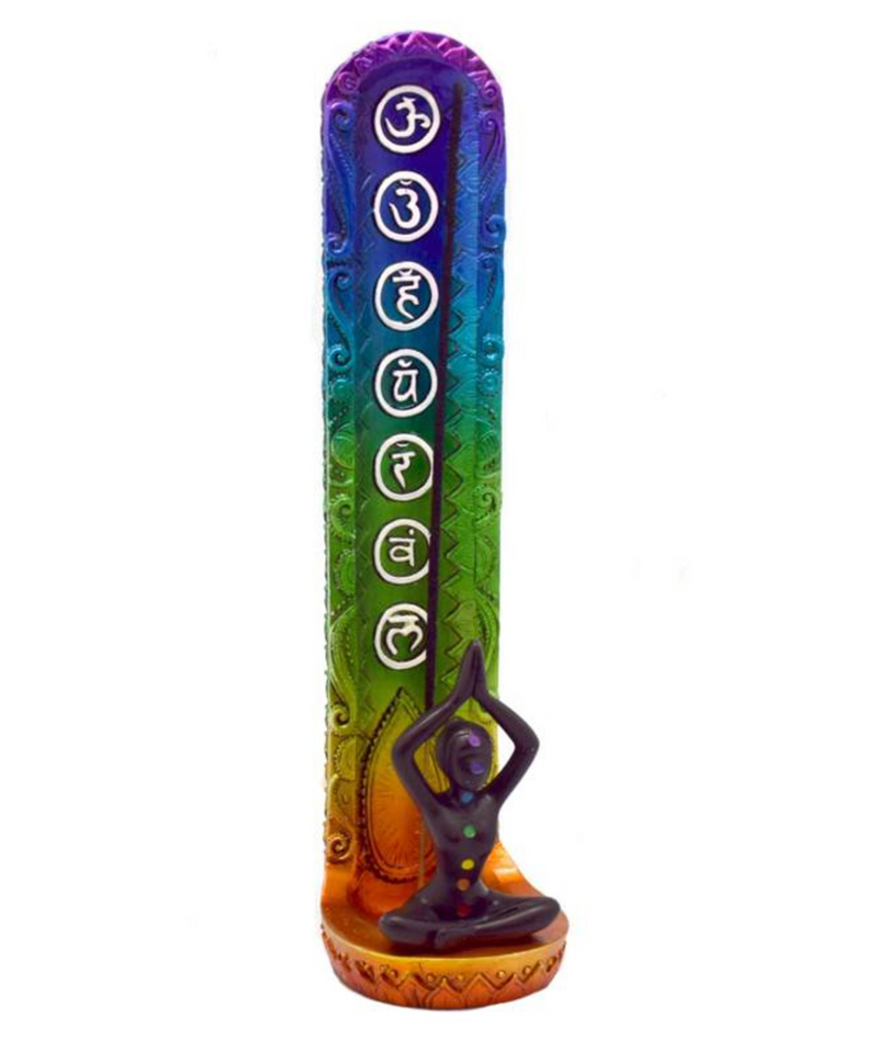 9.5" Coloured Chakra Incense Burner | Gord's Smoke Shop