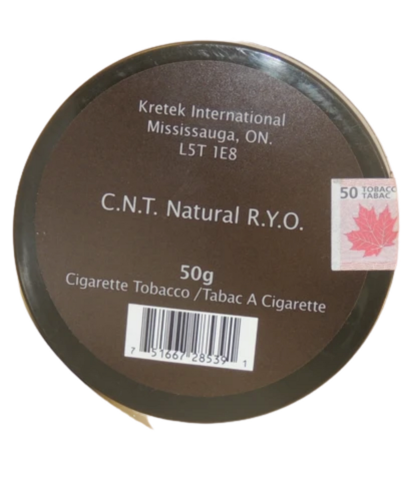 C.N.T. Rolling Tobacco Natural 50g Tub