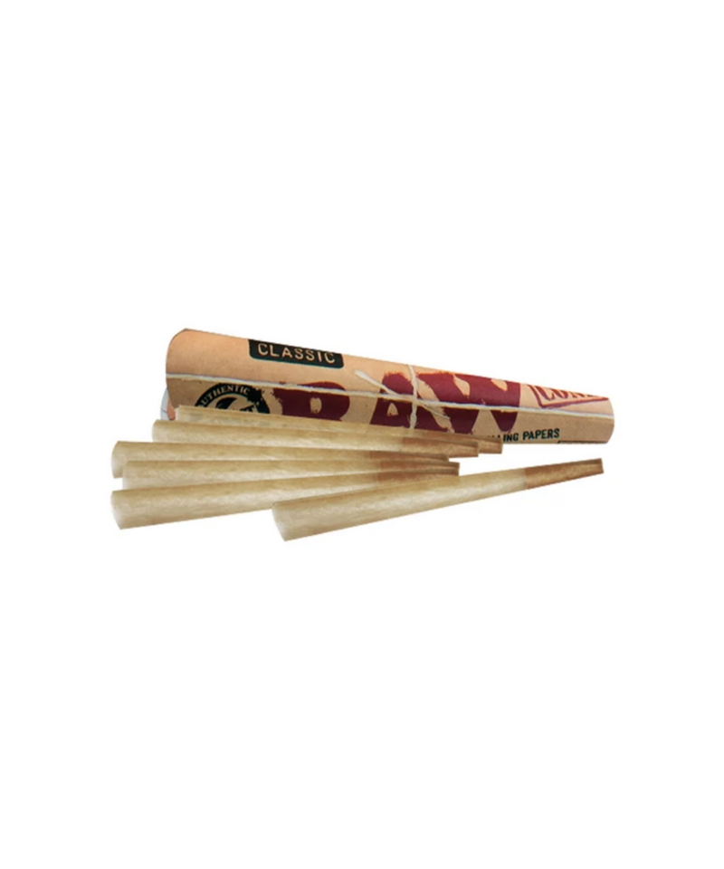 Raw 1 1/4 Pre-Rolled Cones 6 Pack