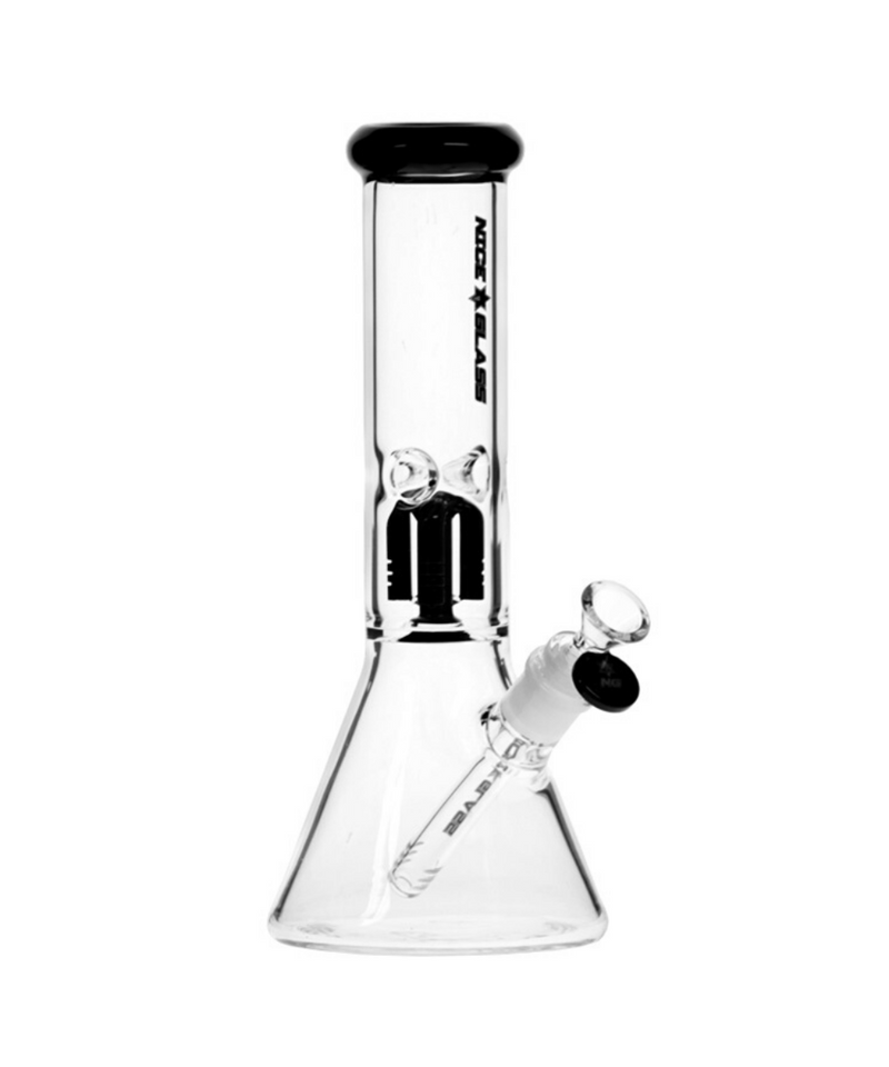 Nice Glass 4-Arm Mini Perc Beaker Bong