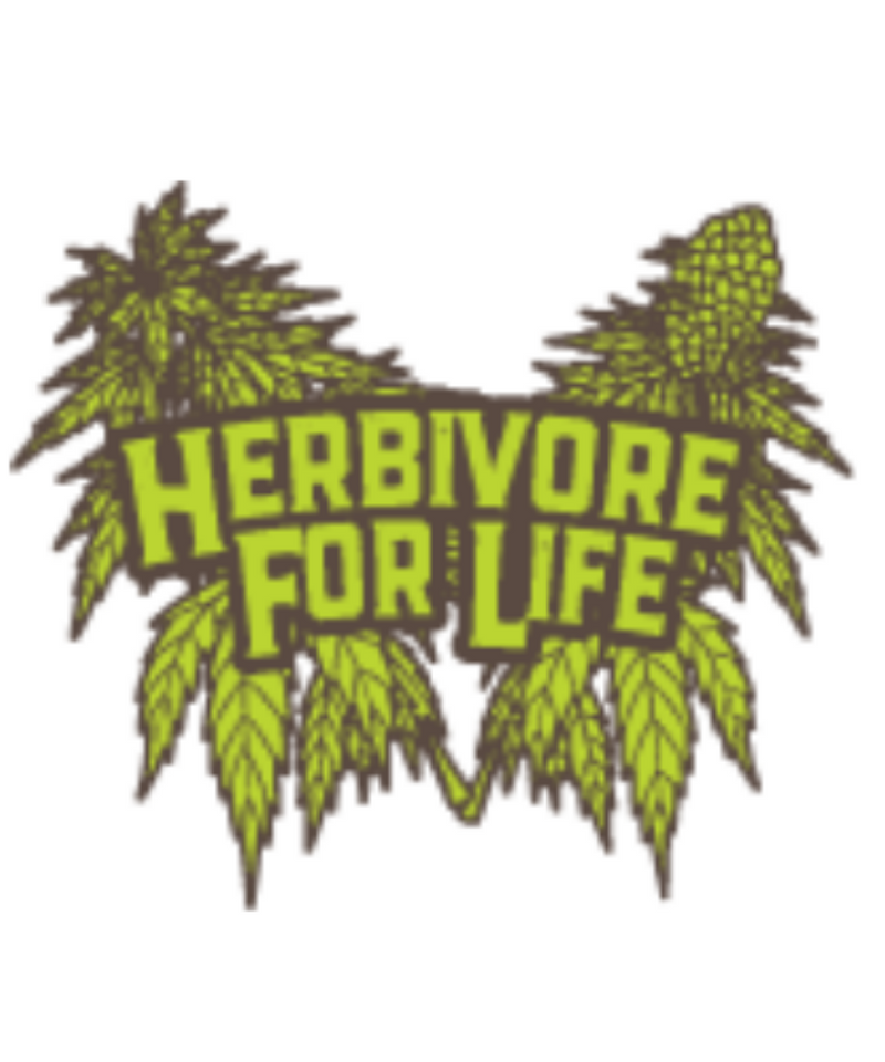 Herbivore For Life Sticker