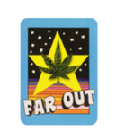 Far Out Sticker