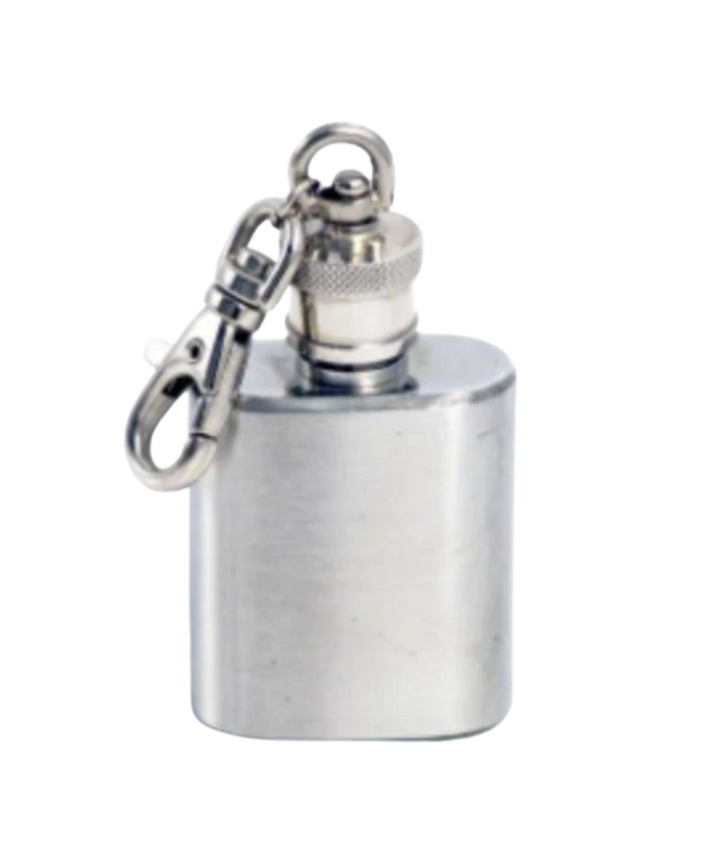 Stainless Steel 1oz Keychain Flask | Gord's Smoke Shop