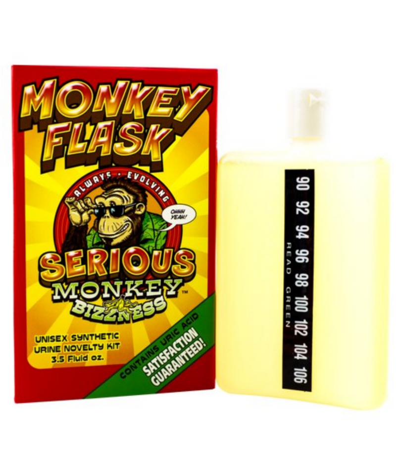 Serious Monkey Bizzness Monkey Flask