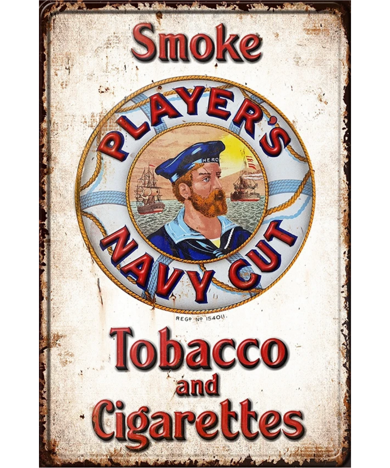 Smoke Players Tobacco Tin Sign | Gord's Smoke Shop