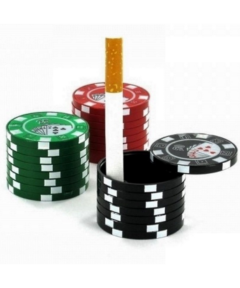 Poker Chip Plastic Pocket Ashtray | Gord's Smoke Shop