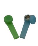 Glow-In-The-Dark Silicone Pipe With Lid | Gord's Smoke Shop
