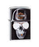 Zippo Lighter Harley Davidson Military Skull | Gord's Smoke Shop